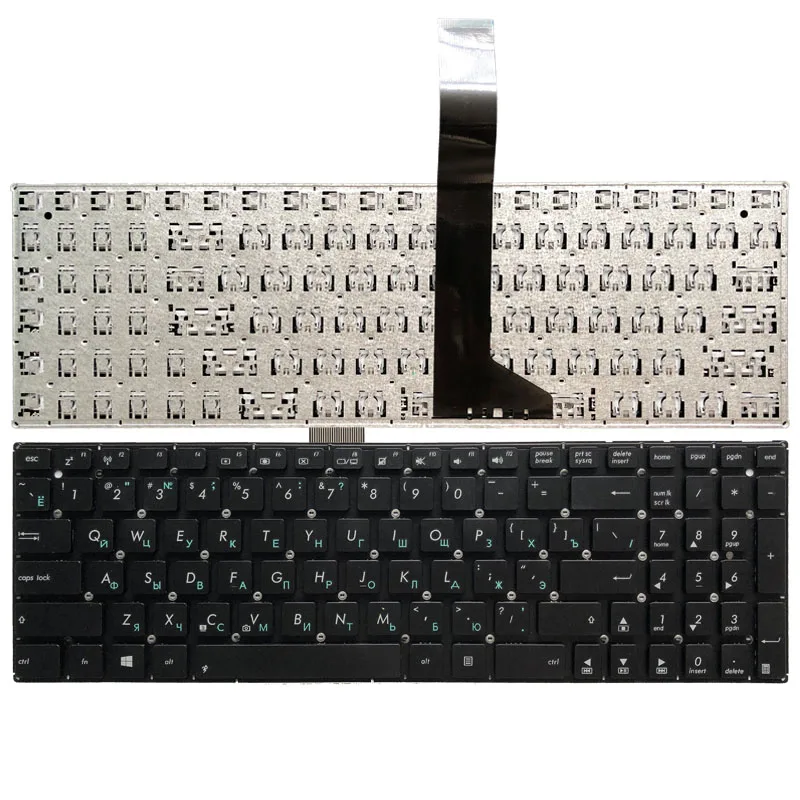 Nowy Laptop rosyjska klawiatura dla ASUS X550 X550C X501 X502 K550 A550 Y581 X550V X550VC F501 F501A F501U Y582 S550 D552C RU czarny