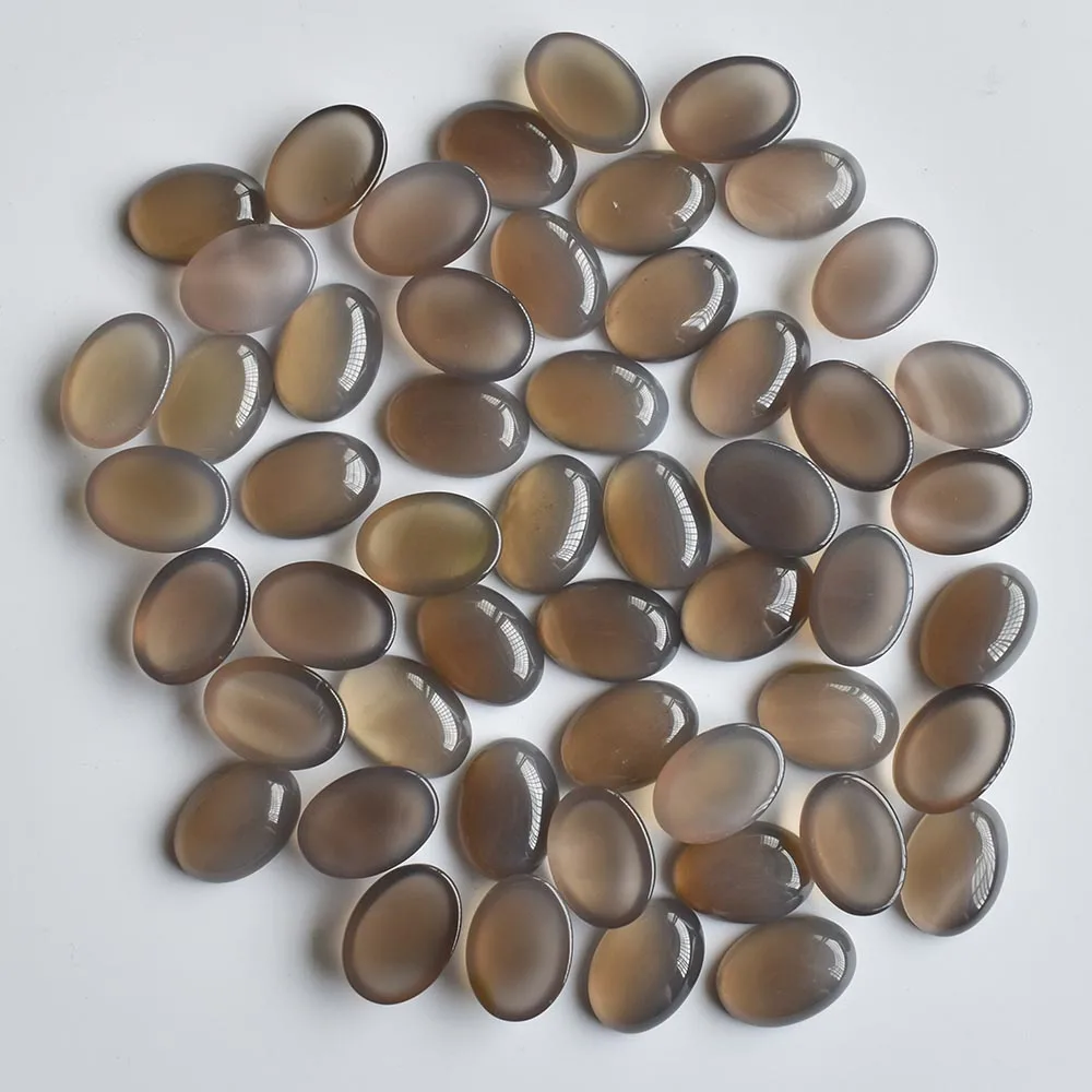 Mode Großhandel 50 Stück/Lot Ovaler Naturstein Gemischter Cabochon 13x18mm Schmuck- & Kleidungszubehör Kostenloser Versand – Detail 17