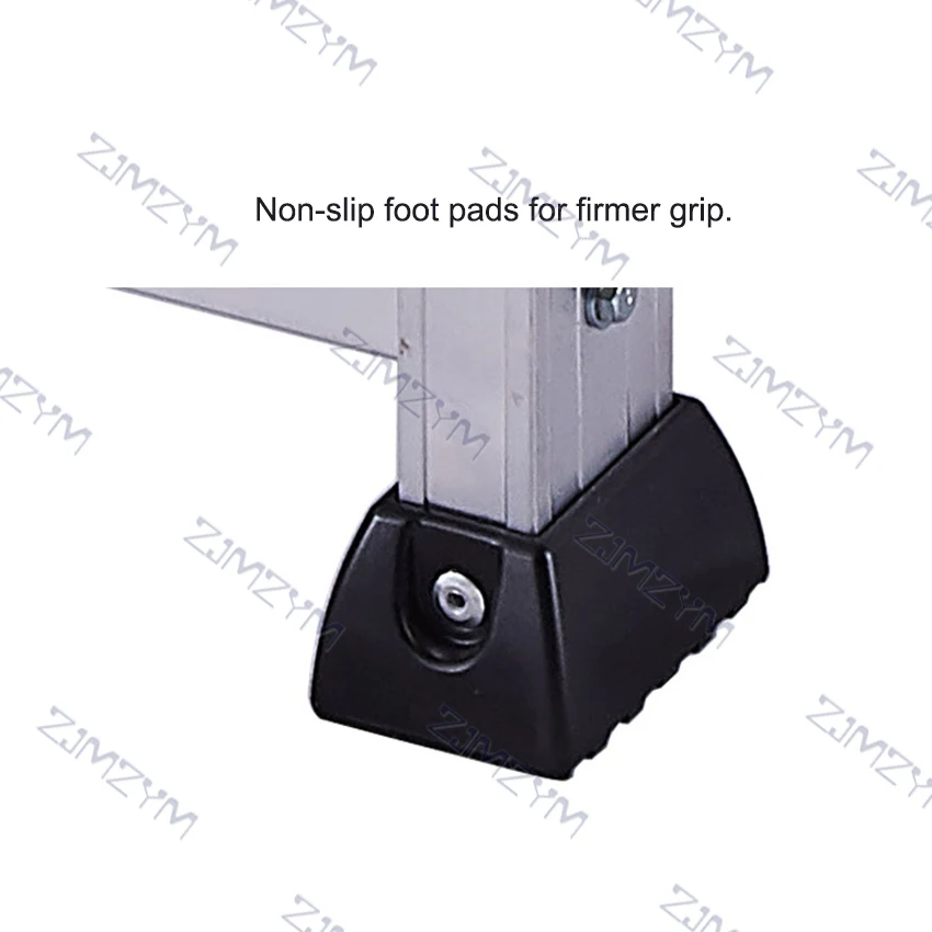 75CM DB-3EN(H) Aluminium 3 Langkah Tangga Teknik Tangga Ultra-Wide Plate Top Dirakit Meja Kerja Platform Tangga untuk Bengkel