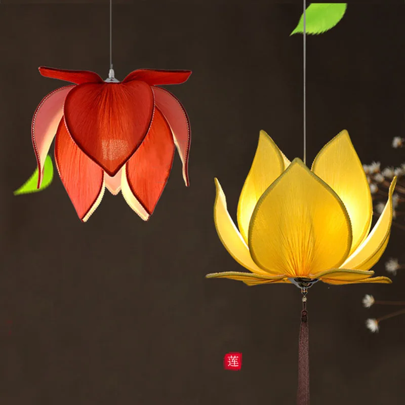 

Modern E27 led bulb Lotus Shape Chandelier Pendant Ceiling Lamp Shade Hanging Light Lampshade DIY Home Living Room Bedroom Decor