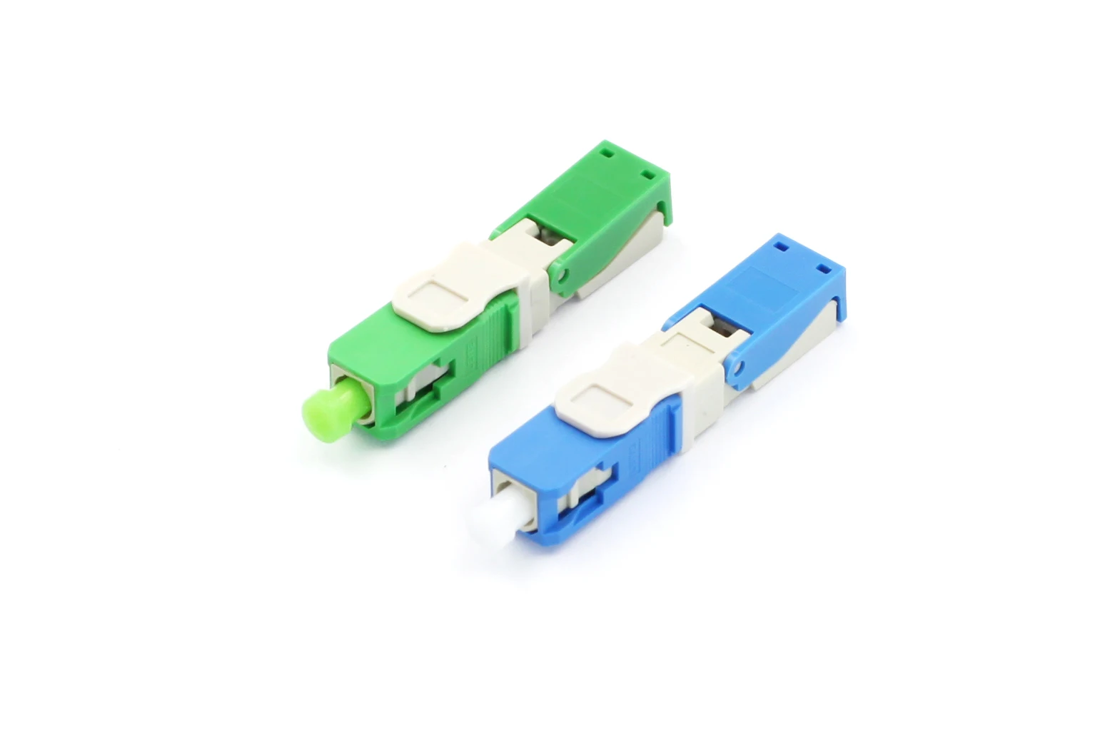 Naar Sc Upc Fiber Optic Fast Connectors Single Mode Sc Apc Fiber Optic Quick Connectors Mechanische Adapter Voor Ftth Catv Netwerk