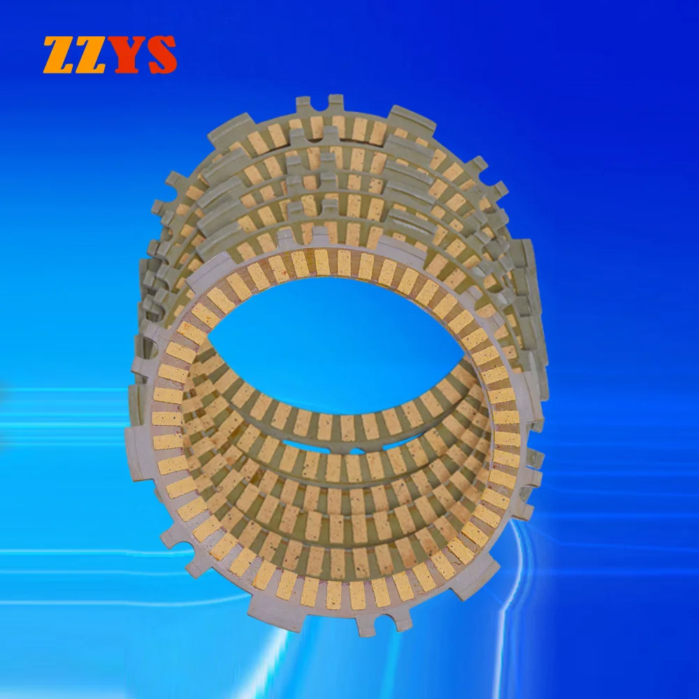 

6pcs Motorcycle Paper Based Clutch Friction Plate Kit for Yamaha T-MAX 530 TMAX 530 TMAX530 T-MAX530 530cc