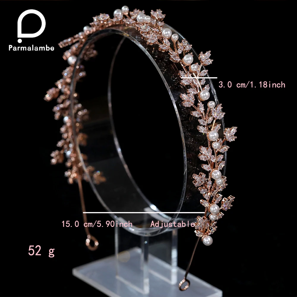 Fashion CZ Wedding Tiaras Bridal Crown, Crystal Headband, Parade Hairbands , Dance Party Jewelry, Bridal Hair Accessories