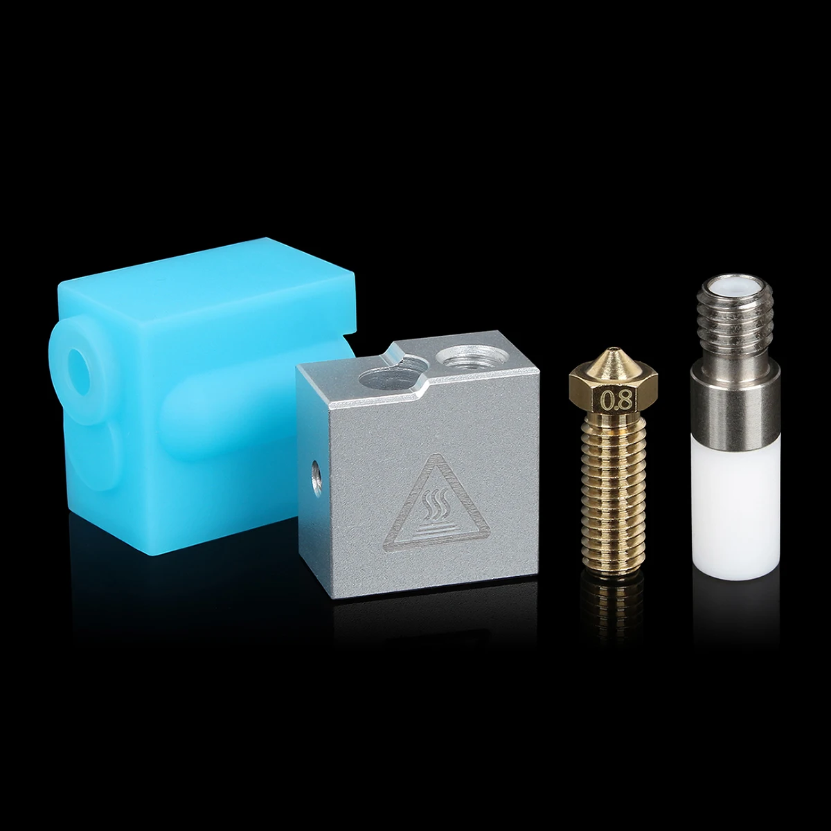 LERDGE 3D Printer Parts BP6 E3D V6 Volcano Hotend Module 0.4mm/0.8mm 1.75MM Nozzle Kit  Bowden Extruder Hot End Accessories