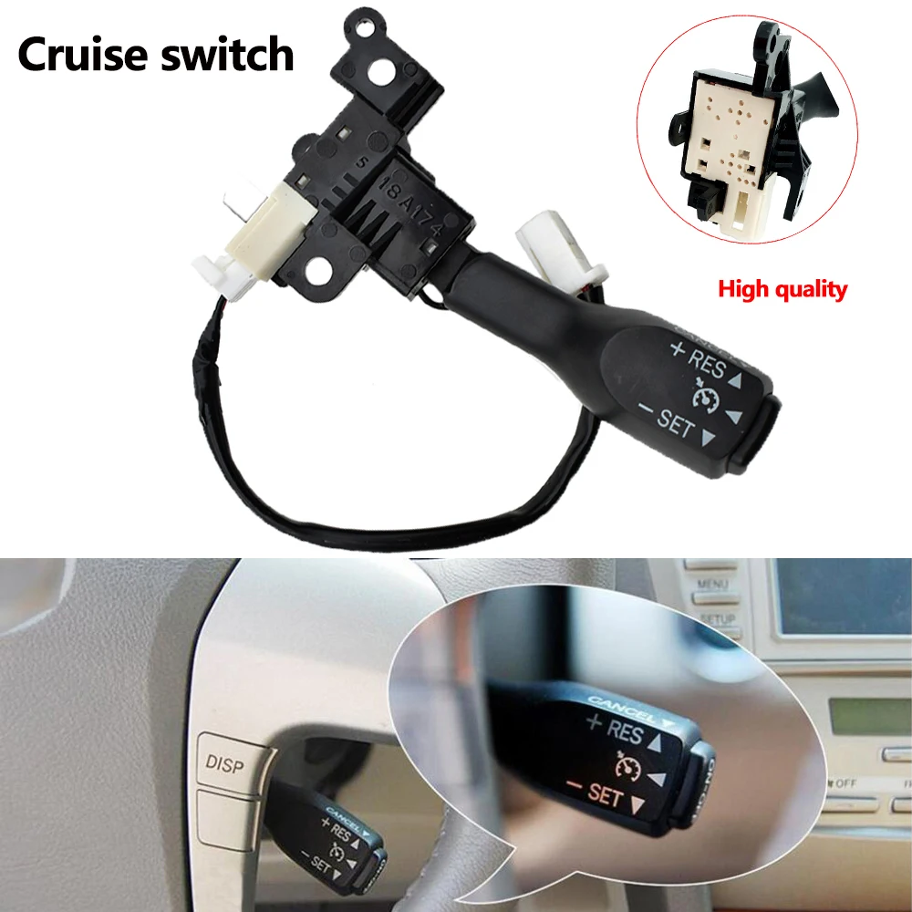 Cruise Control Switch 84632-34011 8463234011 45186-0K120-C0 451860K120C0 For Toyota Hilux Fortuner 2015-2021