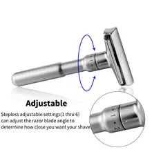 Adjustable Zinc Alloy Safety Razor #3