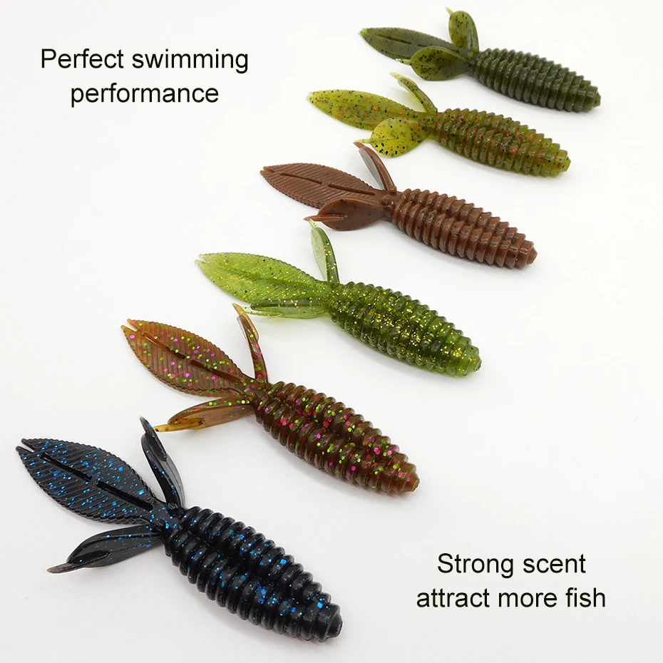 ESFISHING Soft lure Platyfish Leurre 100mm 9g Artificial Silicone Bait Crankbait Fishing Lure Flexible Tackle for Sea Fishing