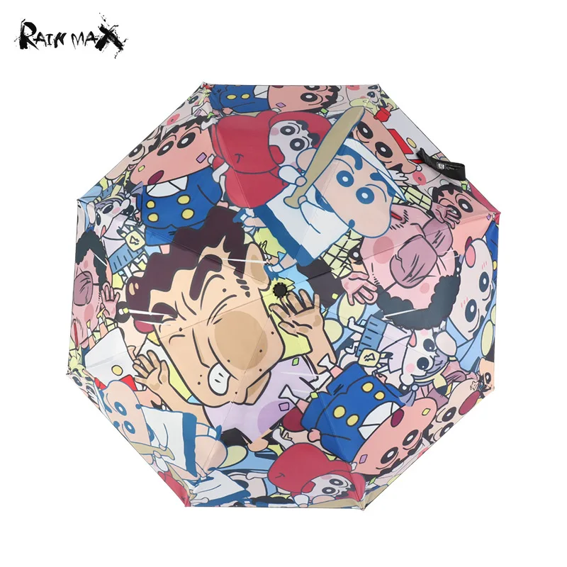 

kids anime umbrella Crayon Shinchan automatic umbrella sunny and rainy increase anti-ultraviolet sun umbrella