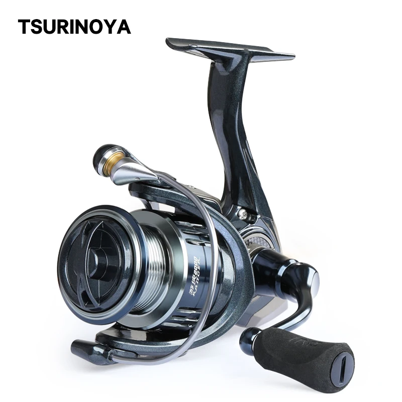 tsurinoya carretel giratorio de carbono ultra leve roda de pesca suave ranger 2000 3000 4000 521 6kg saltwater bass 01