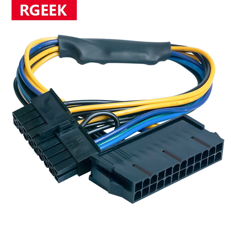 PSU ATX 24Pin إلى 18Pin محول محول وصلة كابل الطاقة ل HP Z420 Z620 سطح المكتب محطة اللوحة 18AWG 30 سنتيمتر #1