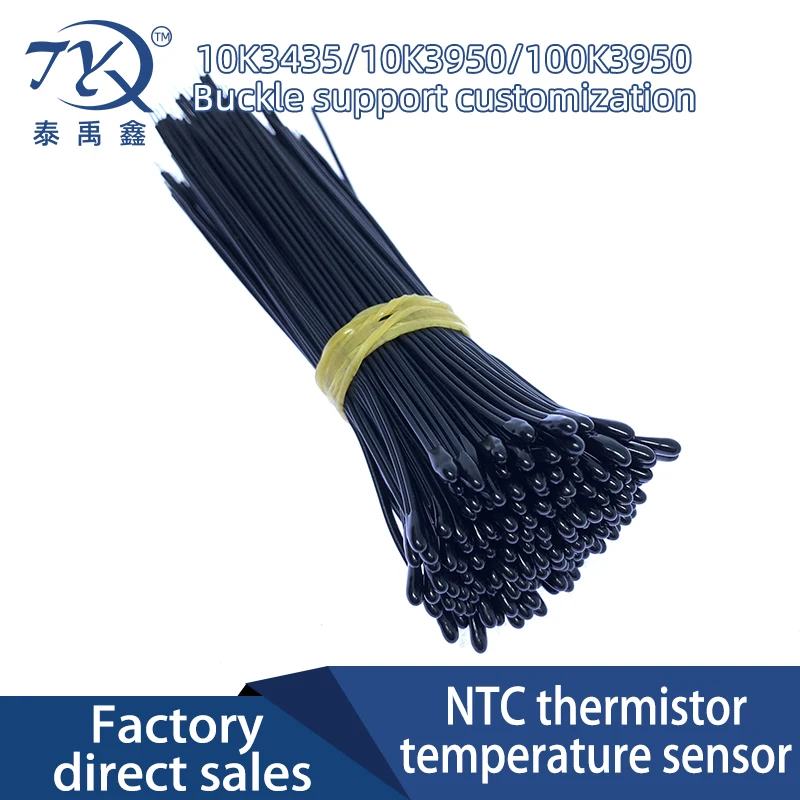 NTC 10K Thermistor Temperature Sensor Air Conditioning Temperature Sensor Water Drop Head Temperature Control Probe 10K1%