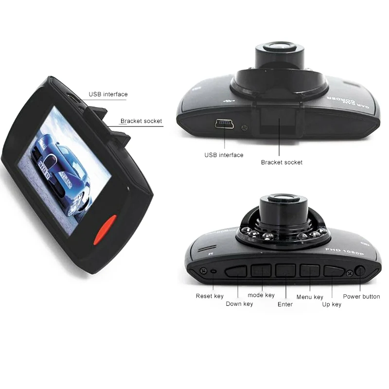 HD 2.2inch LCD 1080P Car DVR Vehicle Camera Video Recorder Night Vision Dash Cam C66