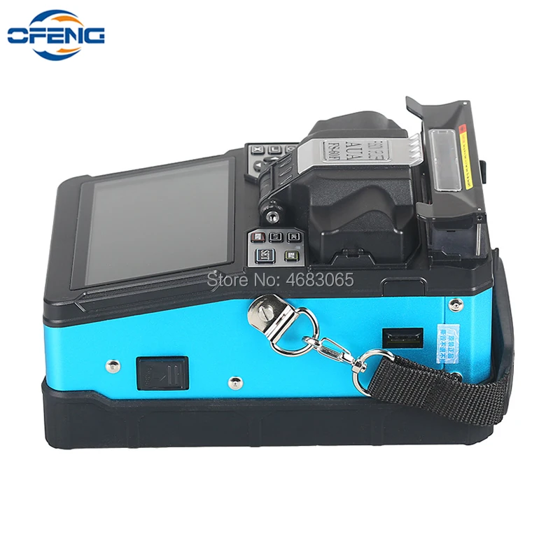 FTTH Fiber Optic Welder, FS-60F Splicer Machine, FTTH Fiber Fusion, Dual Language, Chinese and English customized