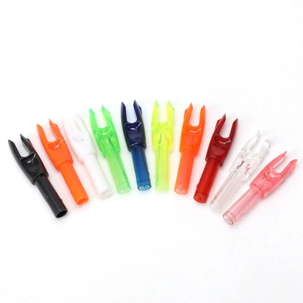 

50pcs/lot 10Color ID 4.2mm Archery Carbon Fiberglass Arrow Nocks Internal For shaft Free Shipping