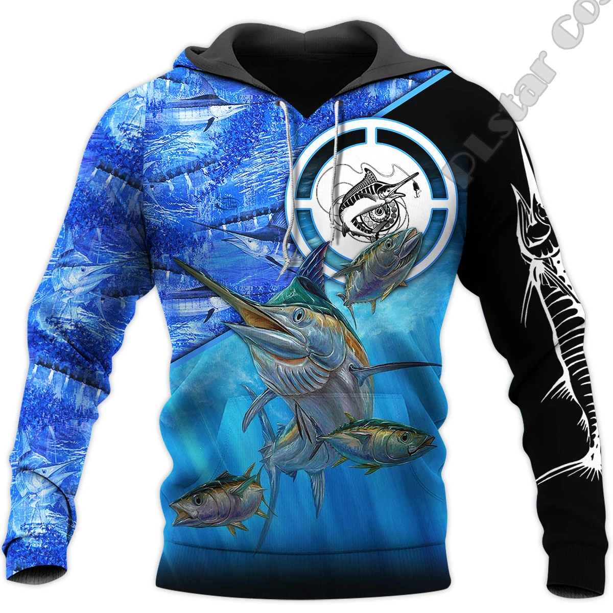 

PLstar Cosmos Tuna MaHi Marlin NewFashion Fishing Fisher Animal Funny Tracksuit Pullover Harajuku 3DPrint Men/Women Hoodies T-5