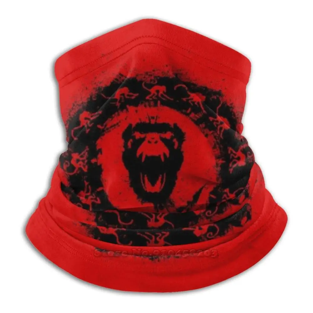 12 Monkeys : Graffiti ( Black ) Bandana Scarf Mask Scarfs Neck Warmer Headwear 12 Monkeys Syfy James Cole Project Splinter Army