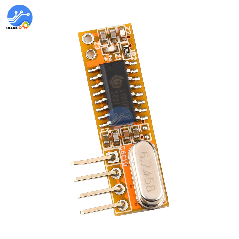 RXB12 Wireless Receiver Module 433Mhz High Sensitivity Superheterodyne Receiver Module for Arduino