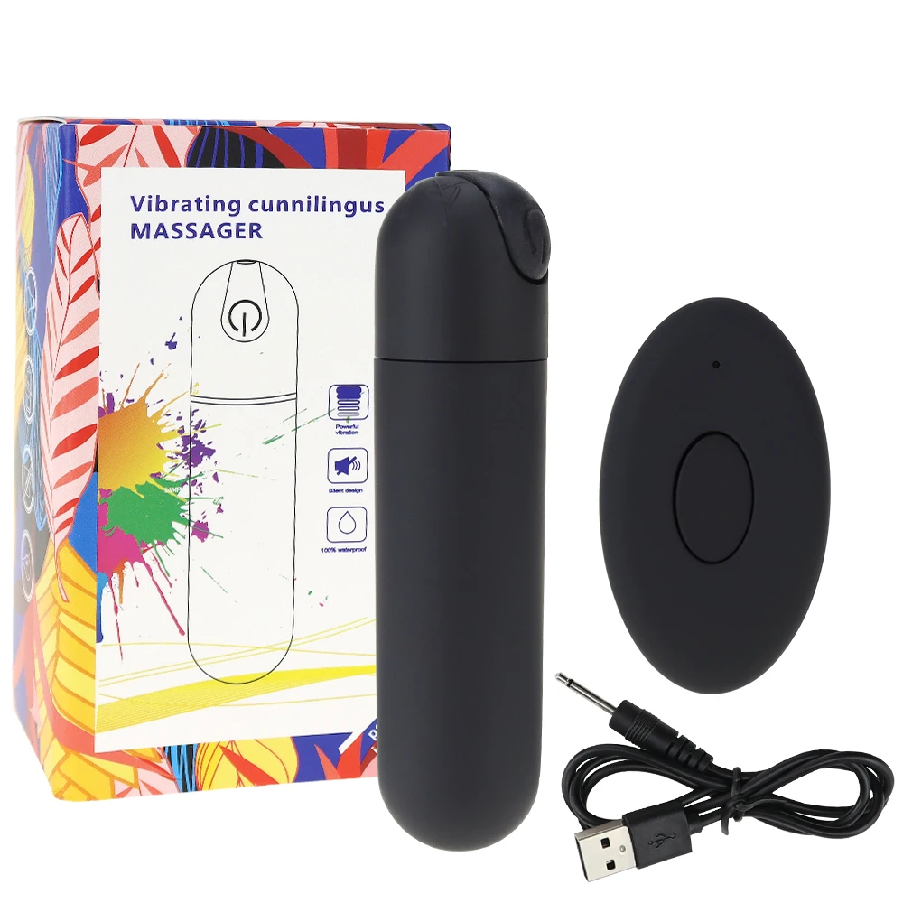 Bullet Vibrator with Remote Controller Mini G-Spot Dildo Clitoris Stimulator Portable for Travel Vaginal Anal Sex Toys for Women