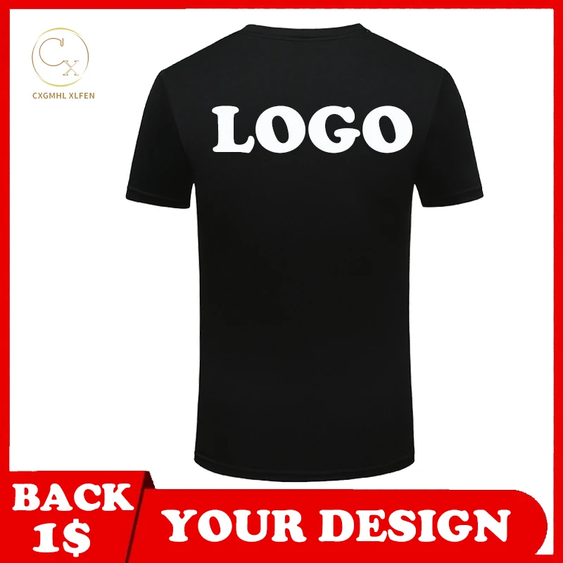 men t-shirts tees summer new multi color round neck tops overalls cultural shirt high-end custom logo printing brand text