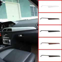 For Mercedes Benz C Class W204 2010-13 Car Center Console Protection Panel Cover Trim ABS Center console protection accessories