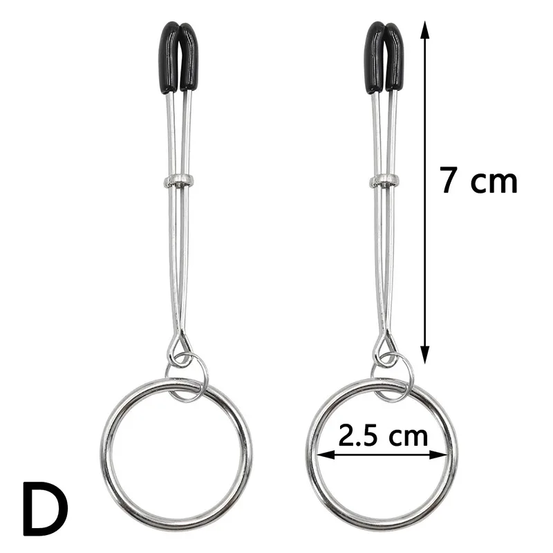 Adjustable Steel Bars Nipple Clamp Clitoris Stimulator BDSM Fetish Flirting Bondage Breast Labia Clips Clit Clamps Accessories