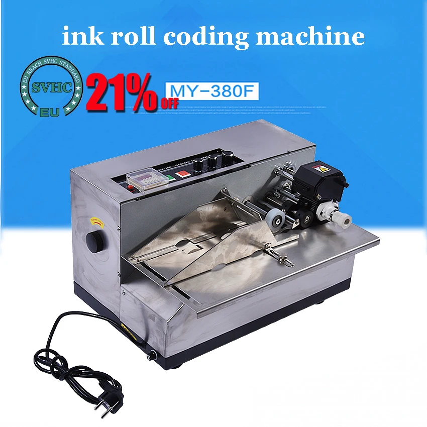 

MY-380F ink roll coding machine, printer, produce date printing machine, solid ink printer code (paint type) 220 V/100V