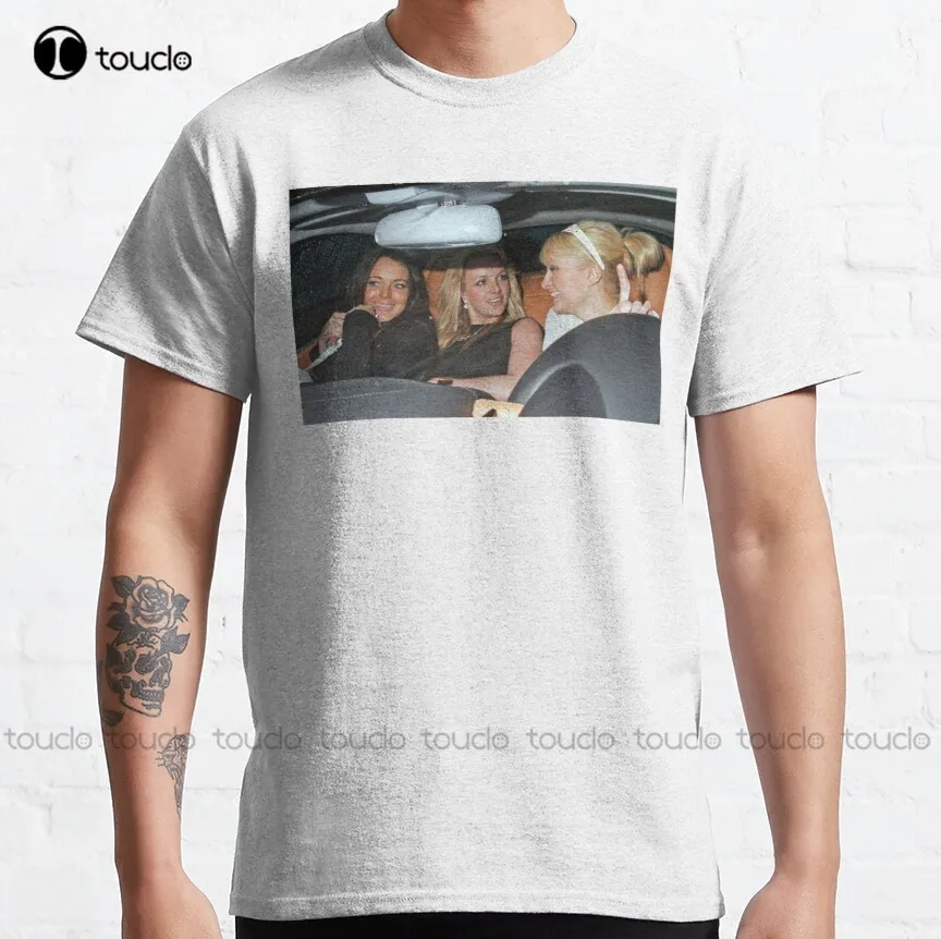 Britney Paris Lindsay V2 Classic T-Shirt Dad Shirt Custom Aldult Teen Unisex Digital Printing Tee Shirt Xs-5Xl Fashion Funny