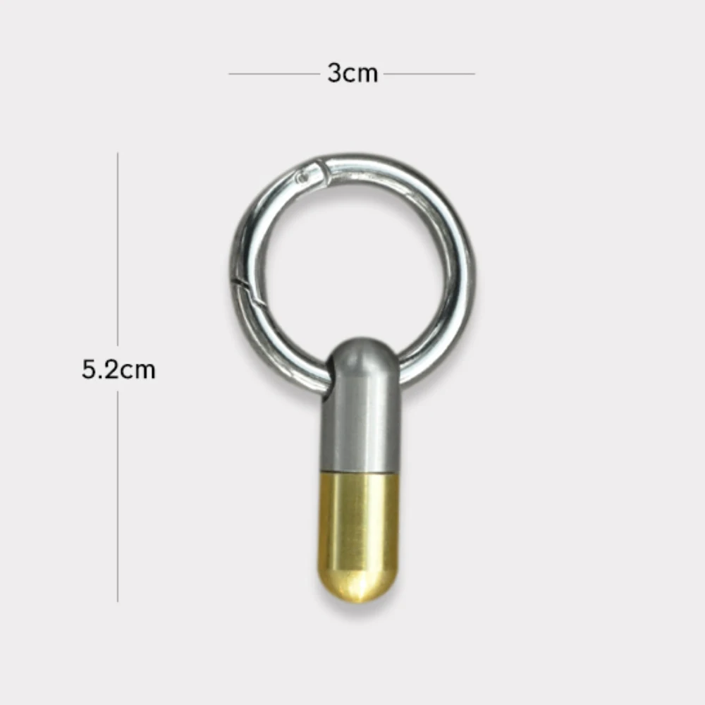 Multi-Function Key Ring Pendant Tool Capsule Knife Tiny Cutting Tool EDC Key Mini Cutting Tool Stainless Steel