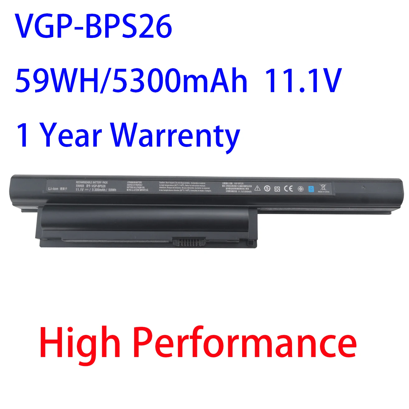 

BPS26 VGP-BPS26 Laptop Battery For SONY Vaio VGP-BPS26A VGP-BPL26 PCG-71713L VPCCA VPCEG VPCEH SVE14A SVE15 VPC-CA VPC-CB VPC-EG