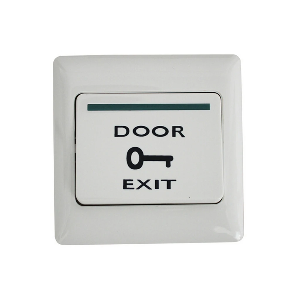 LUCKING DOOR Push Exit Button Door Exit Release Button Switch for Access Control System-White