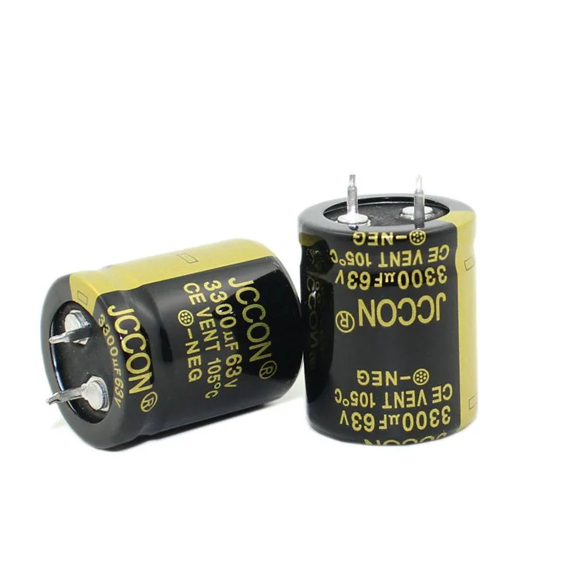 

63v3300uf JCCON Thick-foot Electrolytic Capacitor Volume 25*30 Inverter Power