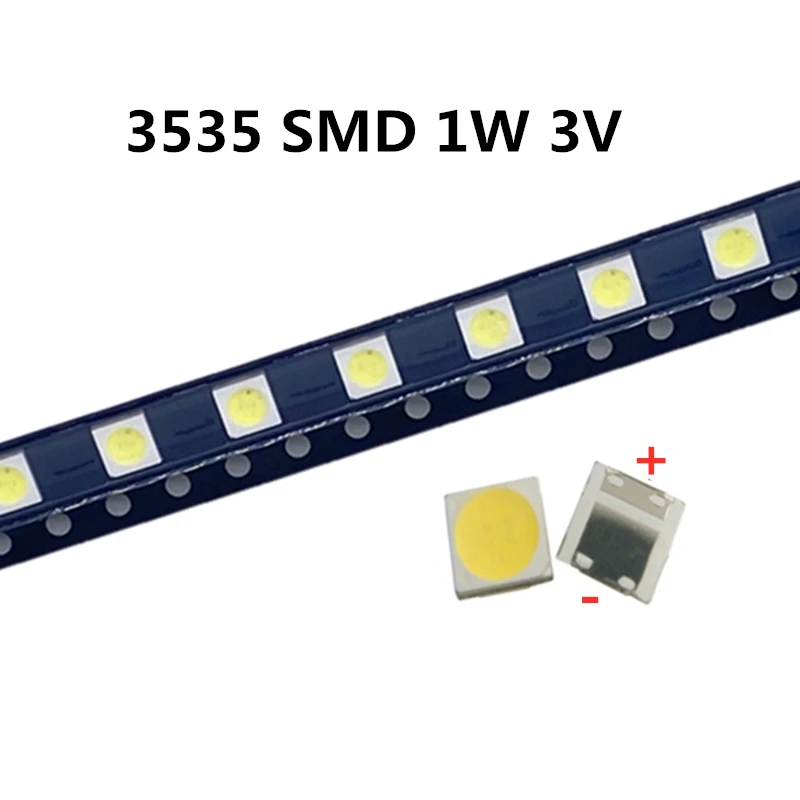 Imagem -02 - Smd Led Substituir lg Innotek tv Lcd Contas de Luz Traseira tv Retroiluminação Diodo Reparação Aplicação 501000 Peças 2w 6v 3v 1w 3535