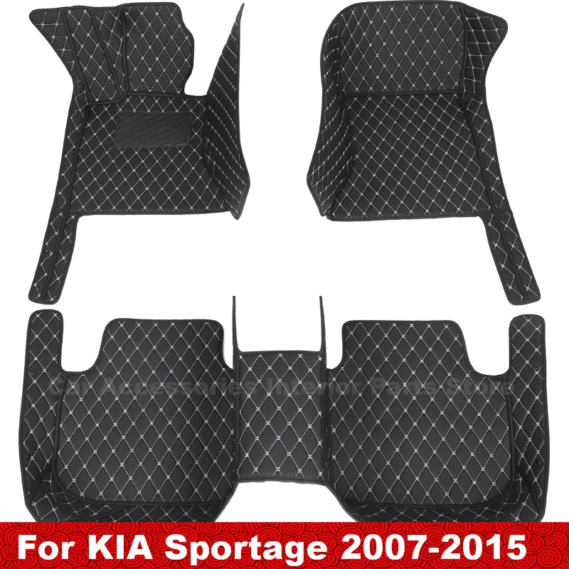 

For KIA Sportage 2015 2014 2013 2012 20112010 2009 2008 2007 Car Floor Mats Styling Covers Custom Interior Accessories Protect