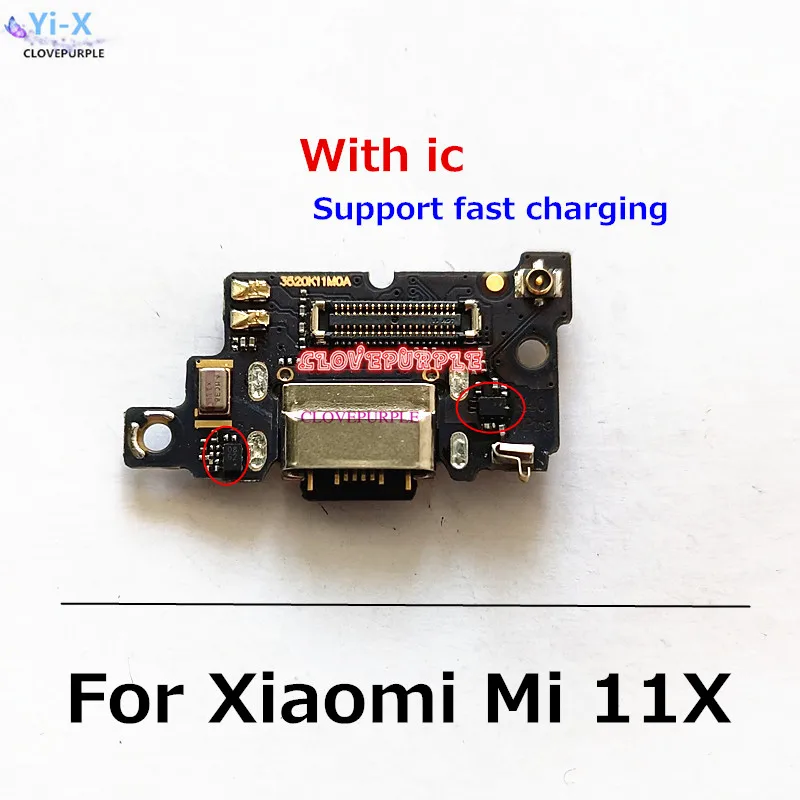 Dock Charging Port USB Connector Charge Board for Xiaomi Mi 11X Replacement Parts