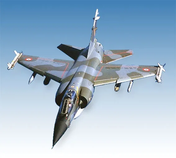 MIRAGE+F.1 3D Paper Model DIY Papercraft Toy