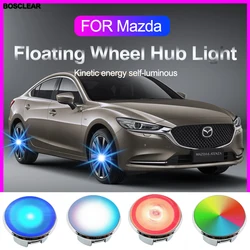 4pc Led Hub Lights Cap Floating Illumination Wheel Center Covers Caps For Mazda 2 3 MS Mazda 6 CX-5 CX5 Artzma 6 Car Accessories