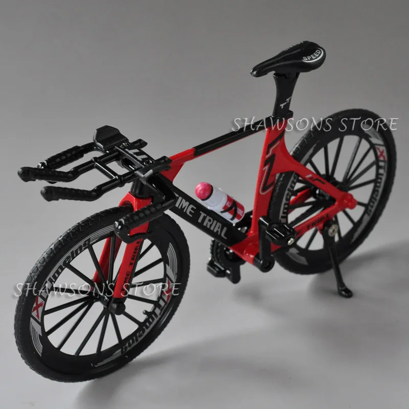 1:10 Scale Diecast Metal Bicycle Model Toys T.T Time Trial Racing Bike Miniature Replica Collections