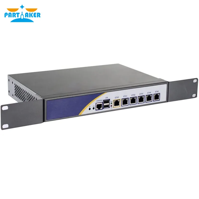 Teilhaftig R3 Netzwerk Server Firewall Appliance mit Intel i5 3320M Dual Core 6 Lan pfSense Weiche Router AES IN COM VGA Openwrt