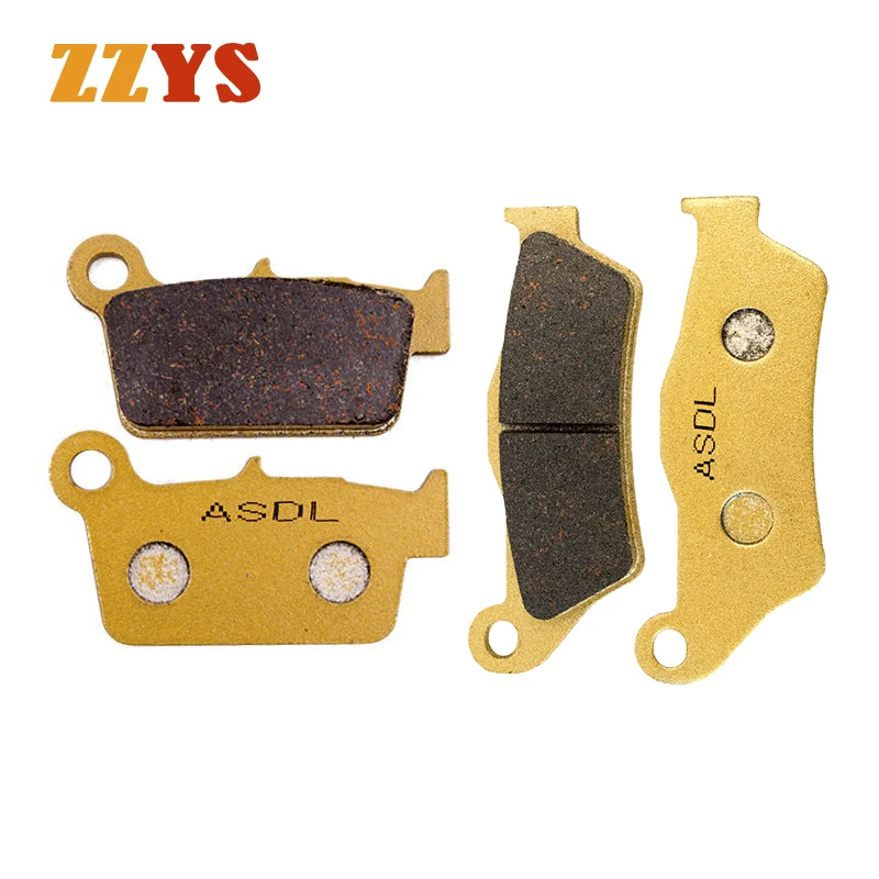 Motorcycle Front and Rear Brake Disc Pads Set For SHERCO SM2.5i SM 2.5i Supermotard 2008 SX2.5i SX 2.5i F Moto Cross 2010