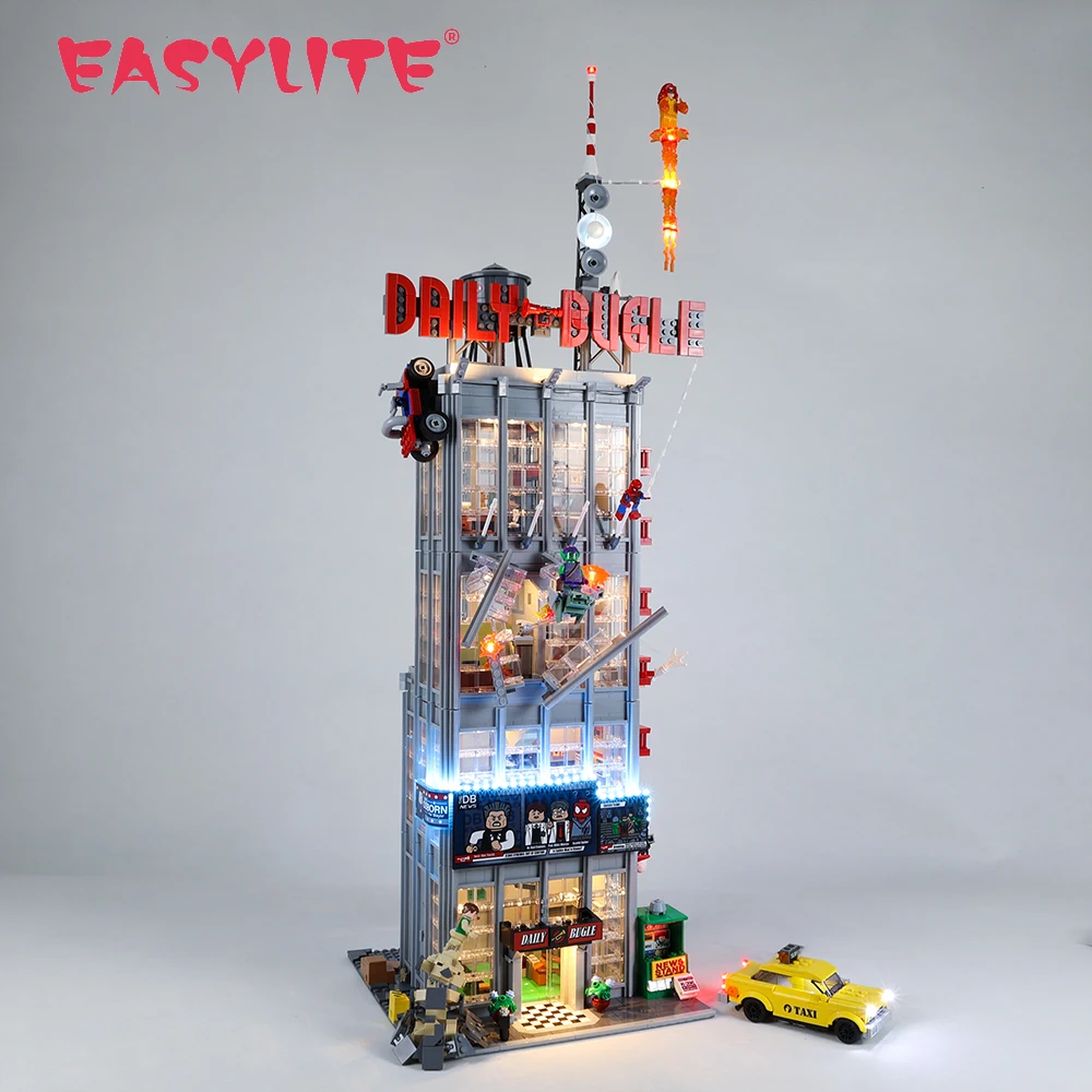 EASYLITE LED Light Set For 76178 Daily Bugle Blocks Bricks DIY Toy Only Lighting Kit NOT Include Model