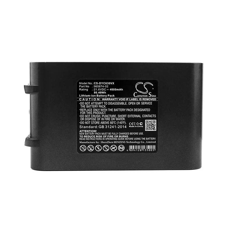 

CameronSino for DYSON Absolute DC58 DC61 DC62 DC62 Animal DC72 DC74 Animal V 6 Animalpro V6 Absolute V6 Animal battery