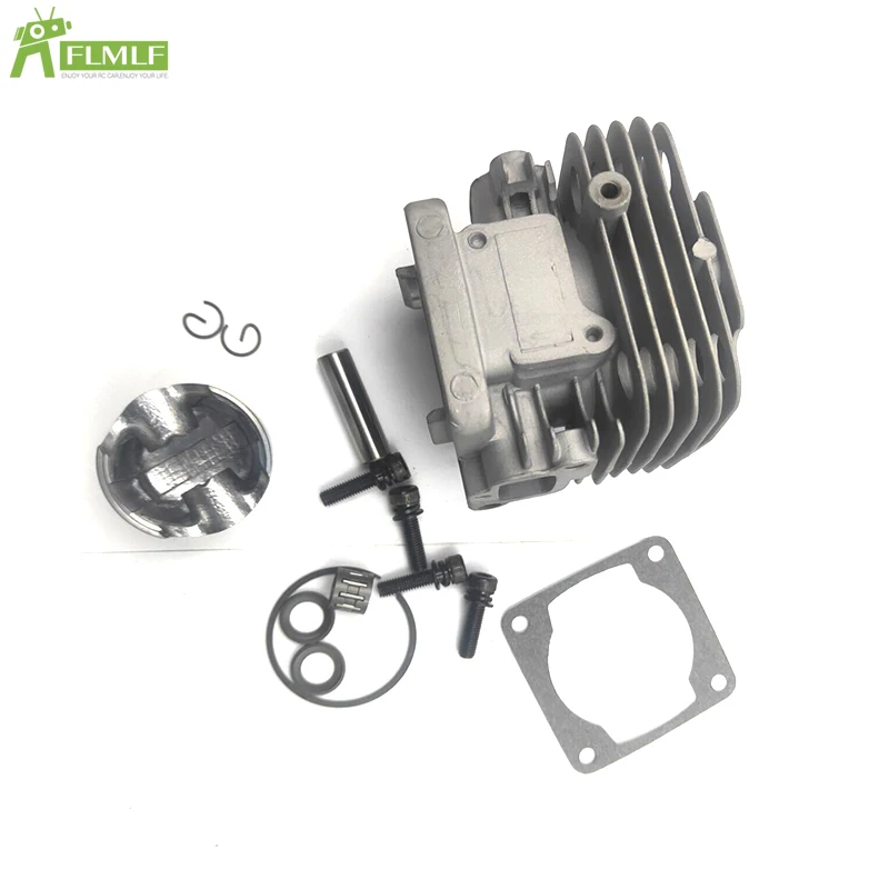 4 Bolt 36cc Scale Gas Engine Cylinder Piston Kit Fit for 1/5 HPI ROFUN Rovan BAJA 5B RC CAR Parts