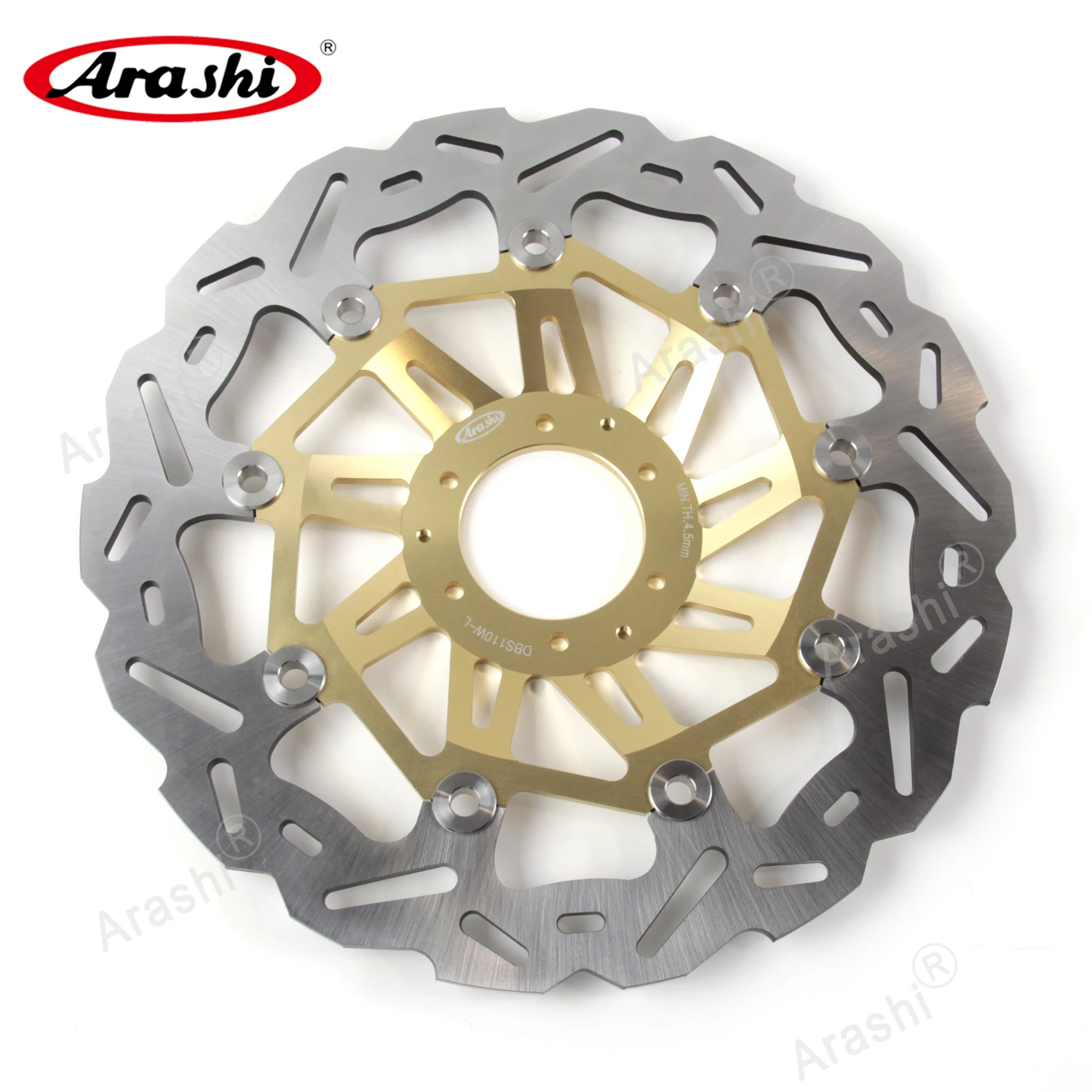 Arashi  1 Set For HONDA CRF L AFRICA TWIN ADV ABS 1000 2018 2019 CNC Floating Front Rear Brake Disc Rotors CRF1000L CRF-L1000