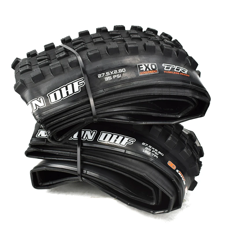 1pc MAXXIS 27.5 Tubeless Tire 27.5*2.8 Bicycle Tire TLR DH Mountain Bike Tire Folding Tyres EXO TR Down Hill MINION DHF DHR