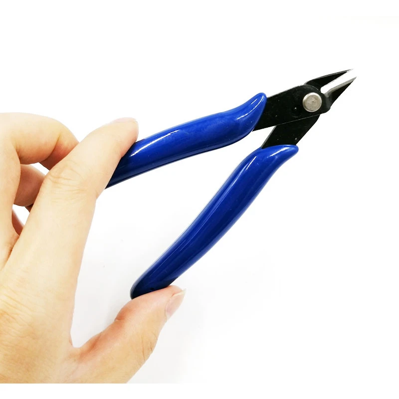 1Pcs 170เส้นทแยงมุมคีมสายไฟ Cutters ตัดด้านข้าง Snips Flush Pliers Nipper เครื่องมือ Alicate Wire Stripper