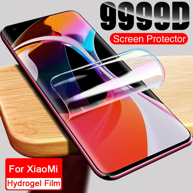 Hydrogel Film On The For Xiaomi Mi Note 10 Lite Screen Protection Full Glue Curved For Xiaomi 10 Pro CC9 Protective Film