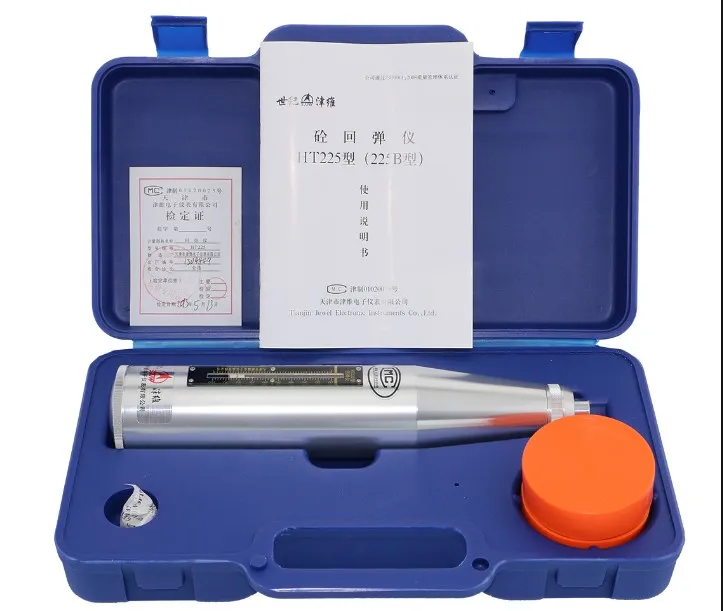 HT-225 portable concrete rebound test hammer concrete test hammer polymer material shell detector