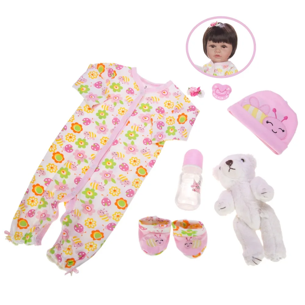 Bebes moda renascer boneca do bebê 60 cm silicone macio recheado boneca bebê renascer boneca menina lifelike bebe casa jogar brinquedo presente do miúdo