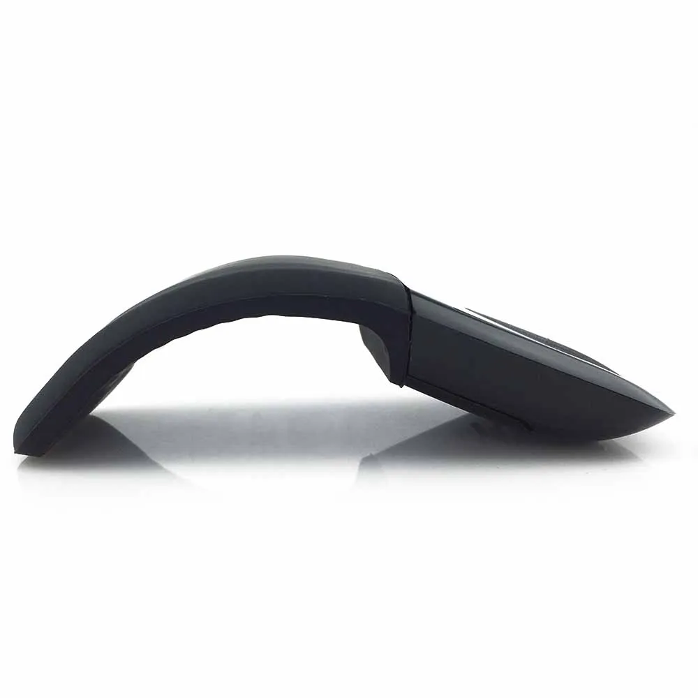 CHYI Bluetooth Foldable Wireless Computer Mouse Ergonomic Optical Mause Arc Touch 3D Folding PC Slim Mice For Microsoft Laptop
