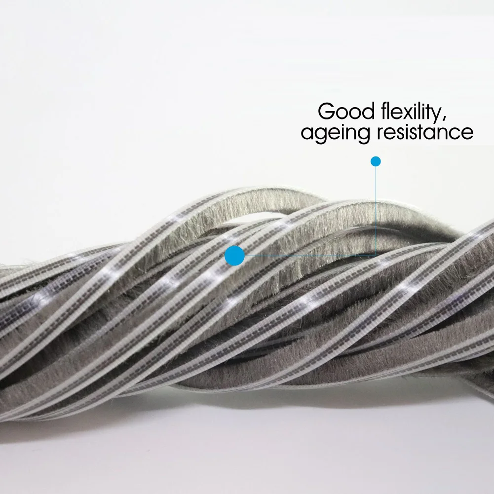 Щетка-уплотнитель для дверей и окон, 10 м